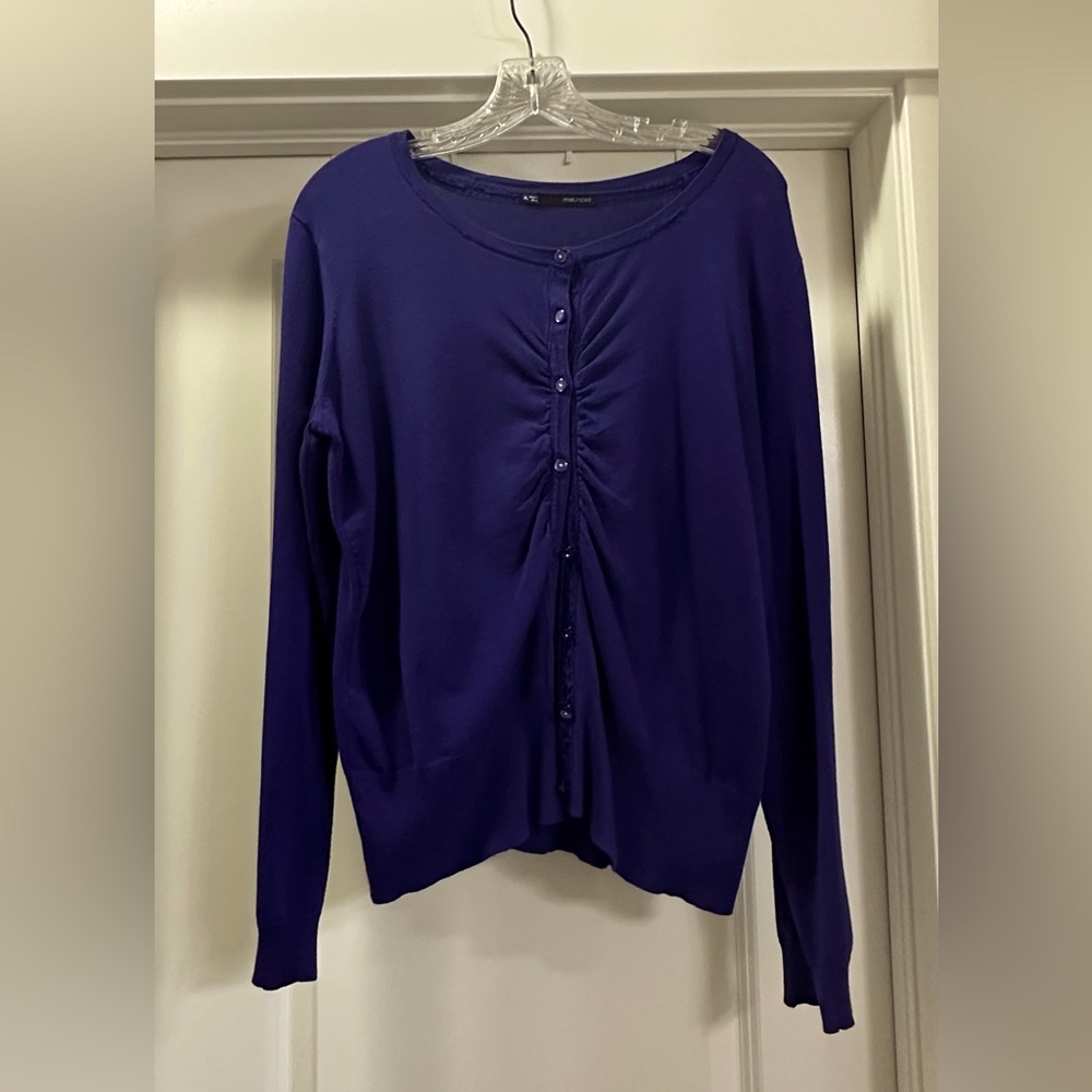 Purple button up cardigan, Maurices XL  ✨ 30% OFF BUNDLE 2+ items ✨